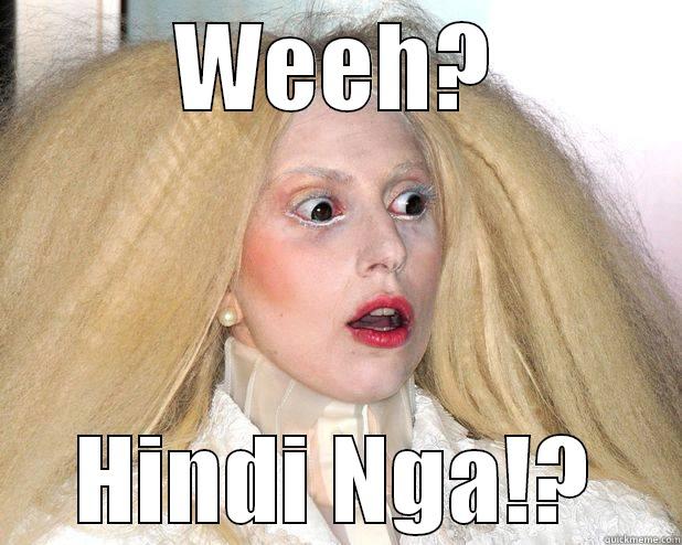 Lady Gaga Meme! - WEEH? HINDI NGA!? Misc