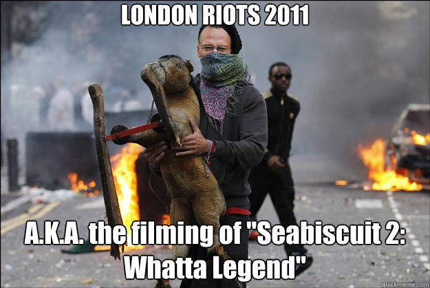 LONDON RIOTS 2011 A.K.A. the filming of 