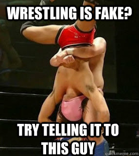 Wrestling Is Fake? Try telling it to this guy  Gay WWE