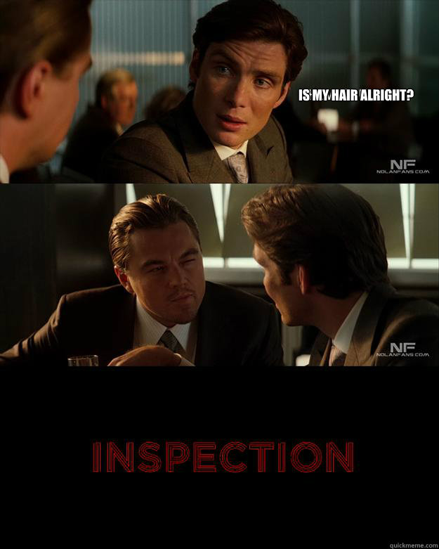Is My Hair Alright?  Inception Inspection