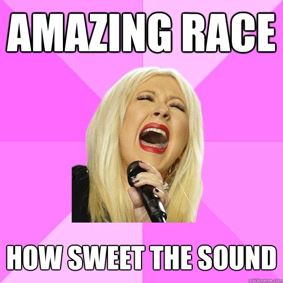 Amazing Race How sweet the sound   Wrong Lyrics Christina