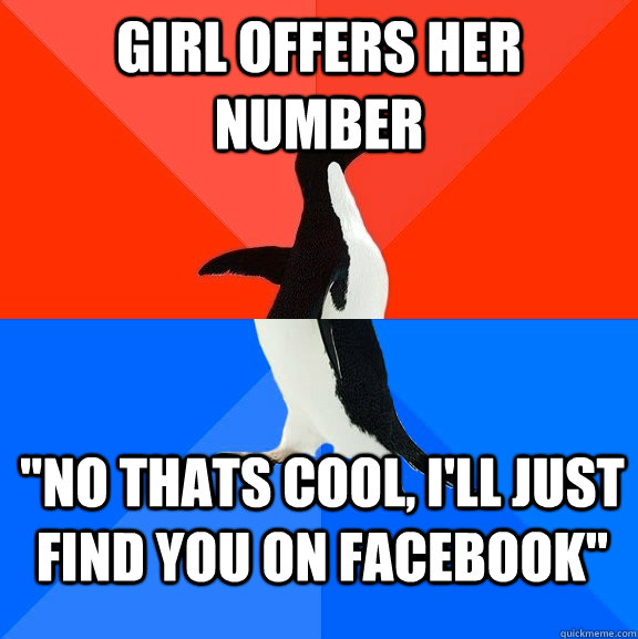 girl offers her number 