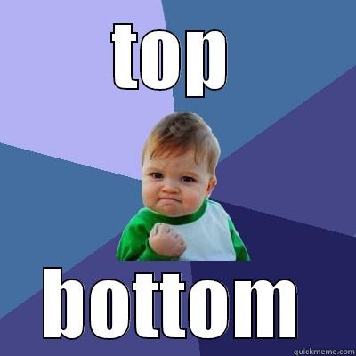 TOP BOTTOM Success Kid