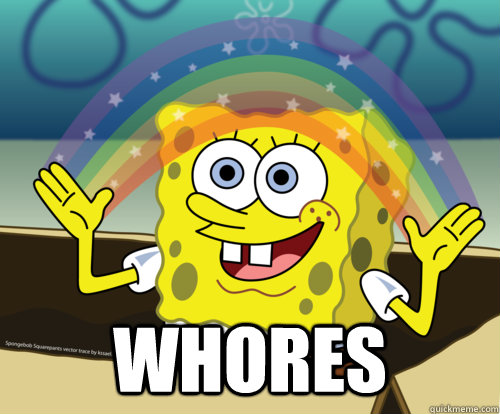  Whores  Spongebob rainbow