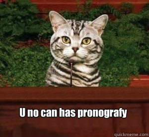 U no can has pronografy - U no can has pronografy  Cat General Conference
