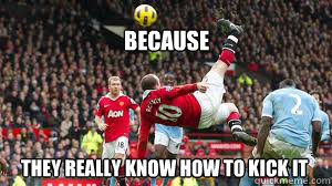 They really know how to kick it because  ROONEY KICK