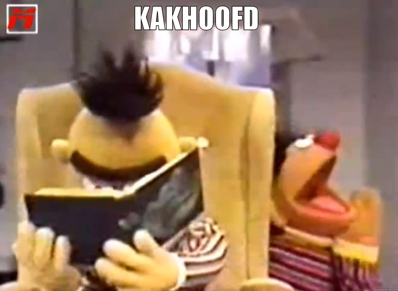 Bert & Ernie - KAKHOOFD  Misc