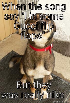 WHEN THE SONG SAY 