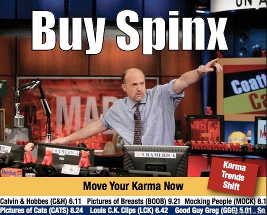 BUY SPINX  Mad Karma with Jim Cramer
