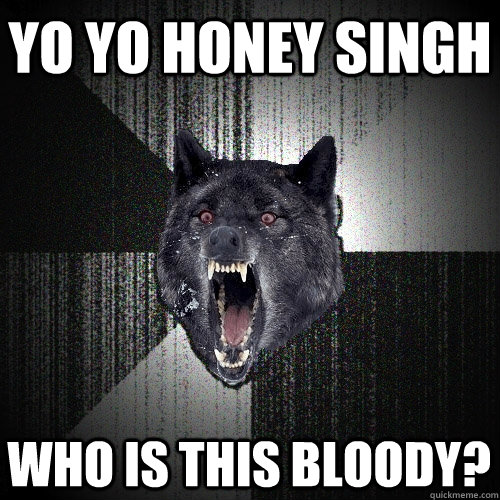 YO YO HONEY SINGH WHO IS THIS BLOODY?  Insanity Wolf