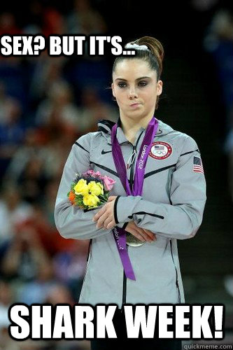  SHARK WEEK! Sex? But it's...  