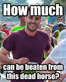 How much can be beaten from this dead horse?  Ridiculously photogenic guy