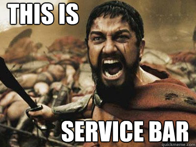 THIS IS       Service bar - THIS IS       Service bar  Indeed Sparta