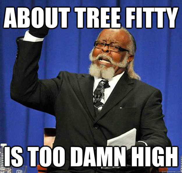 about tree fitty Is too damn high  Jimmy McMillan
