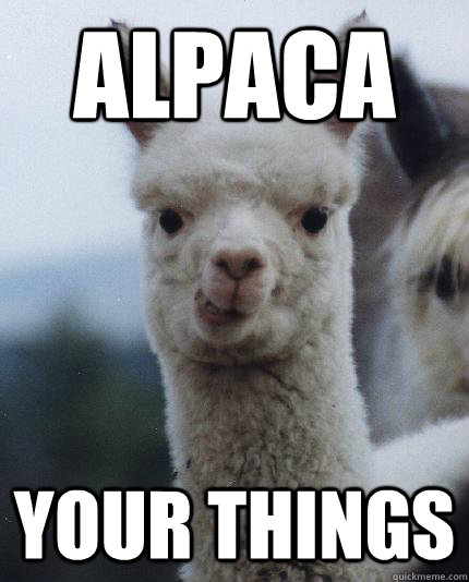 ALPACA YOUR THINGS  ALPACA