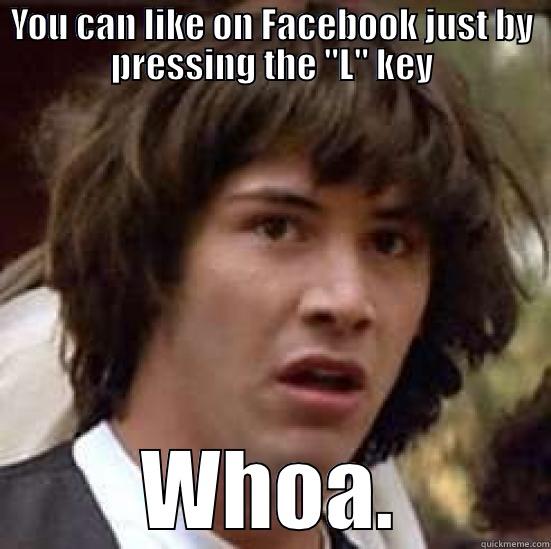 YOU CAN LIKE ON FACEBOOK JUST BY PRESSING THE 