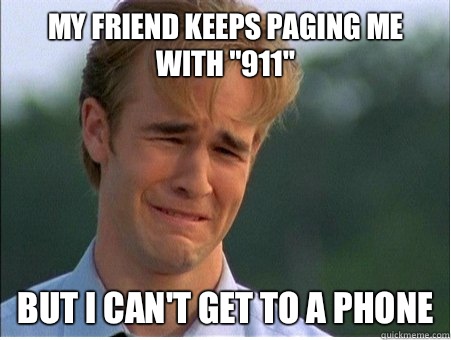 My friend keeps paging me with 