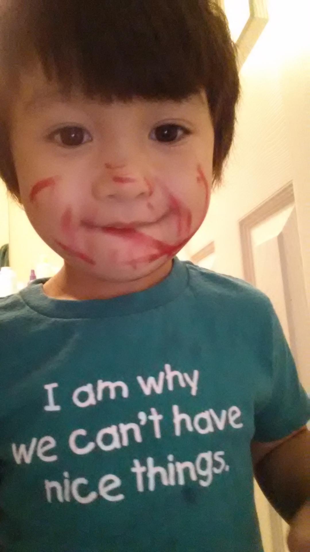 Never have I seen a shirt so true, until I put this one on my kid