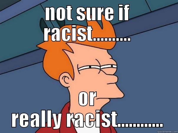 NOT SURE IF RACIST.......... OR REALLY RACIST............ Futurama Fry