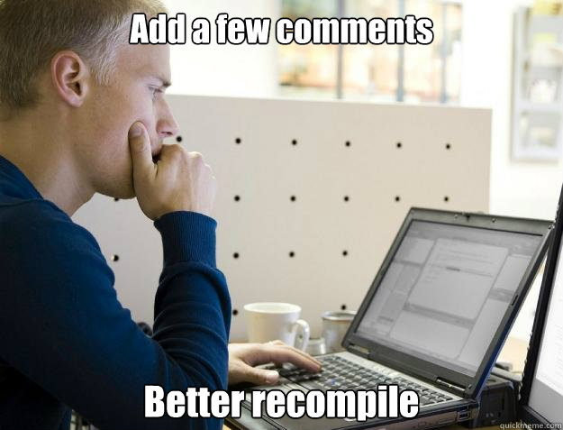 Add a few comments Better recompile - Add a few comments Better recompile  Programmer