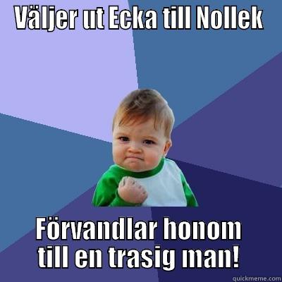 VÄLJER UT ECKA TILL NOLLEK FÖRVANDLAR HONOM TILL EN TRASIG MAN! Success Kid