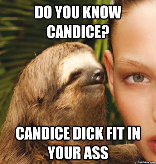 Do you know Candice? Candice dick fit in your ass - Do you know Candice? Candice dick fit in your ass  rape sloth