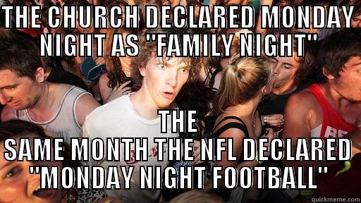 LDS vs NFL - THE CHURCH DECLARED MONDAY NIGHT AS 