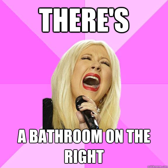 There's a bathroom on the right  Wrong Lyrics Christina