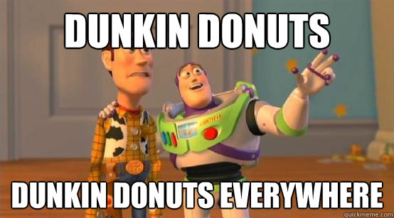 Dunkin Donuts  Dunkin Donuts Everywhere  Buzz Glitter