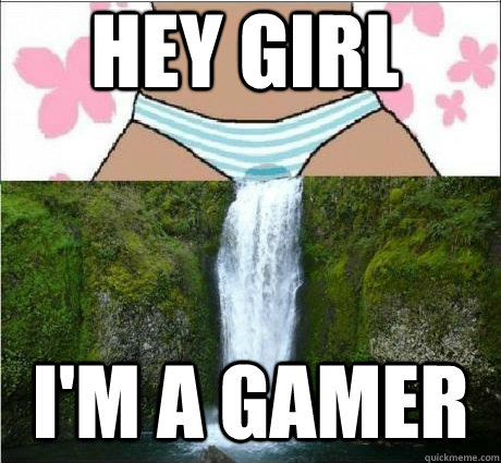 Hey Girl I'm a gamer - Hey Girl I'm a gamer  wet panties