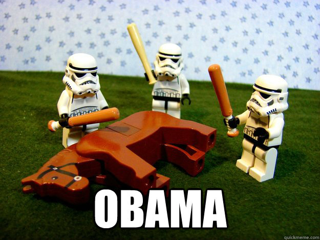  obama  Beating A Dead Horse