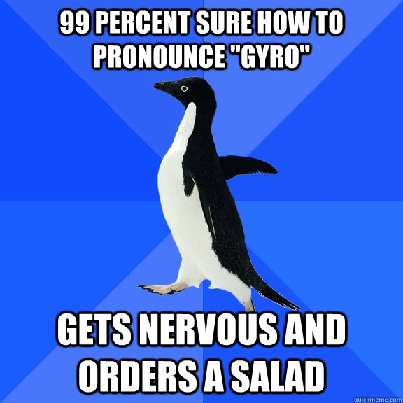 99 percent sure how to pronounce 