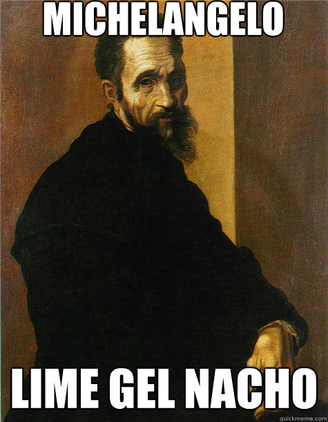 Michelangelo lime gel nacho  Historic Anagrams