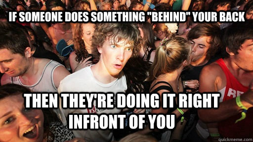 If someone does something 