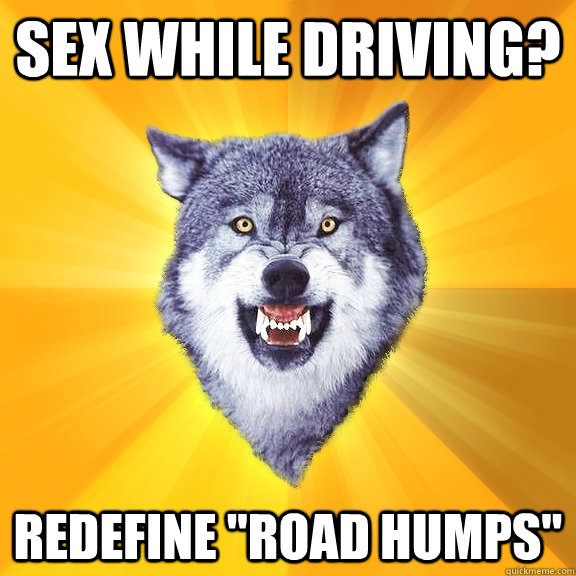 Sex while driving? Redefine 