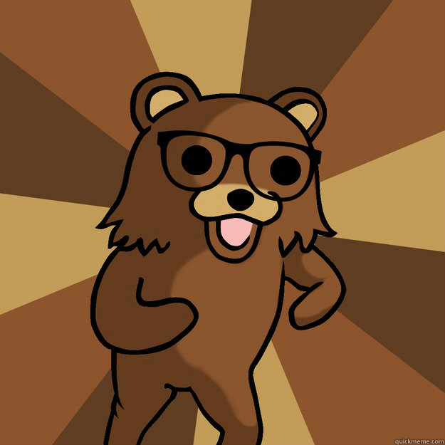   -    Hipster Pedobear HighRes