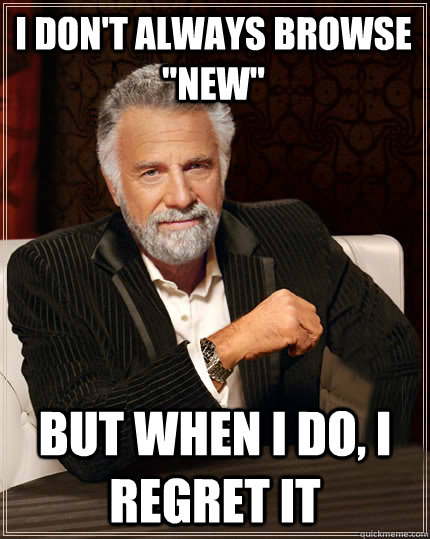 I don't always browse 
