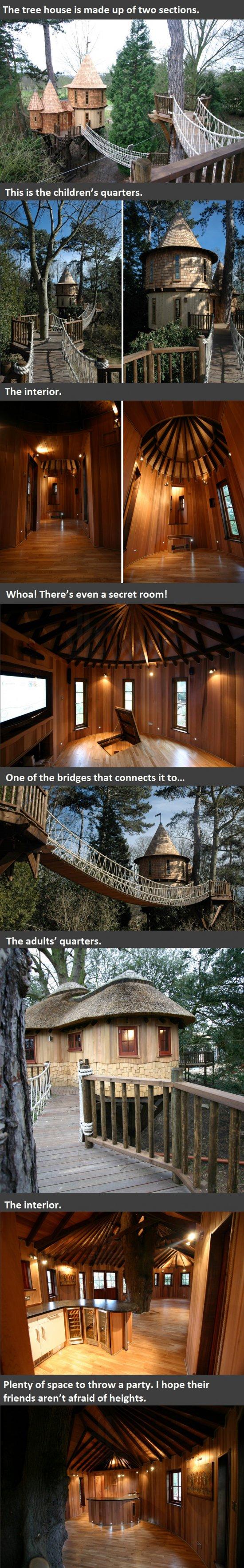They Live In This Tree House Castle. Cool, Right? Wait Until You See The Interior! -   Misc