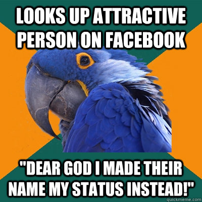looks up attractive person on facebook 