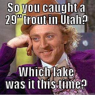 SO YOU CAUGHT A 29