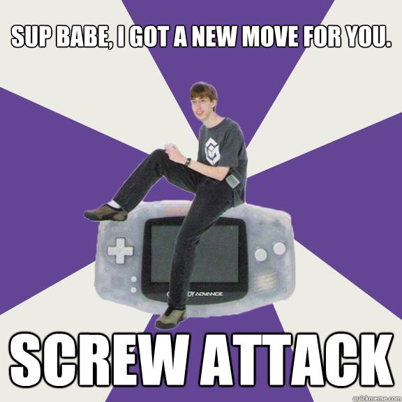 Sup babe, I got a new move for you. Screw attack  Nintendo Norm