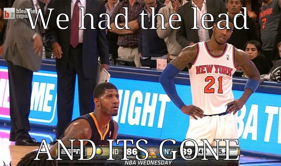 knicks fans be like quickmeme