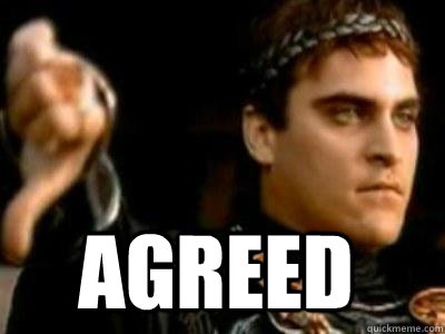 agreed   Downvoting Roman