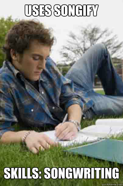 Uses Songify Skills: Songwriting  Junior Copywriter