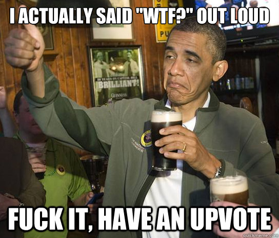 I actually said 
