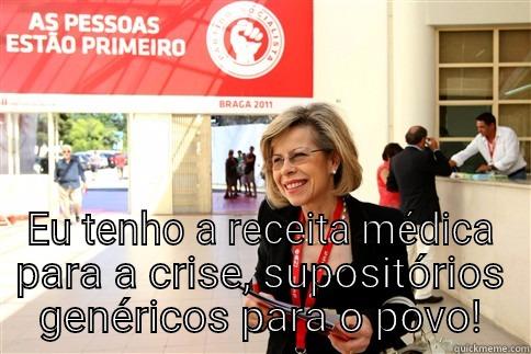  EU TENHO A RECEITA MÉDICA PARA A CRISE, SUPOSITÓRIOS GENÉRICOS PARA O POVO! Misc