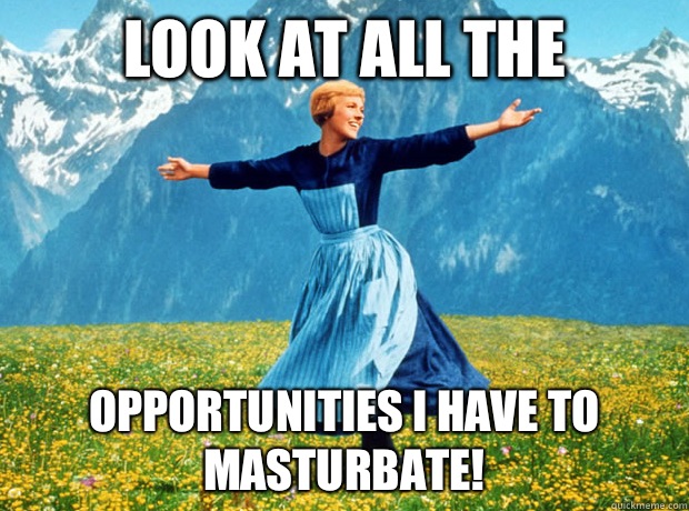 Look at all the Opportunities I have to masturbate!  Sound of Music- Election