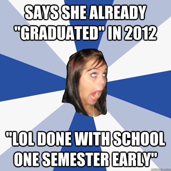 Says she already 