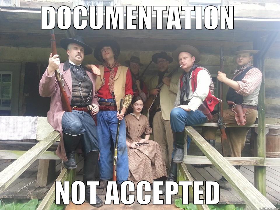 DOCUMENTATION NOT ACCEPTED Misc