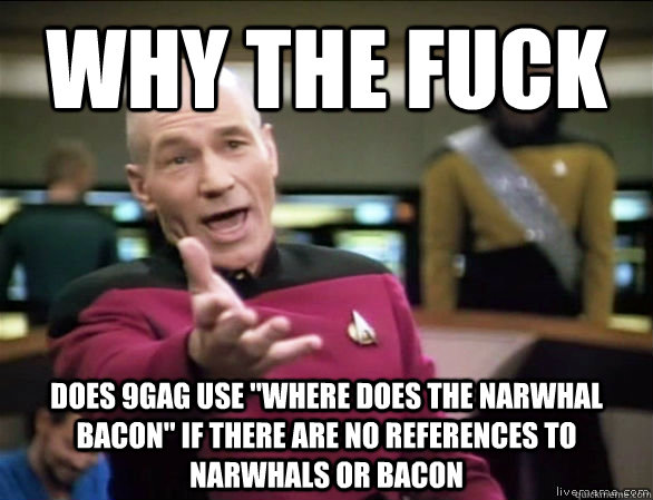 why the fuck Does 9gAG use 